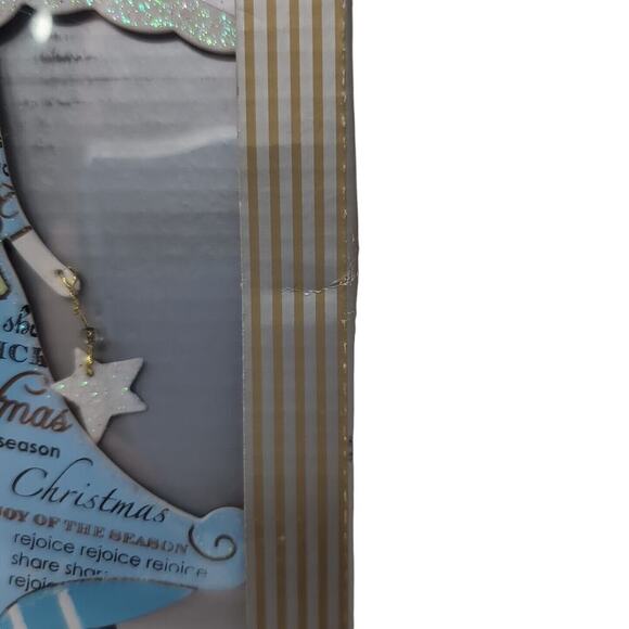 Rejoice In Christmas Angel Ornament Sunset Vista Designs Metal NEW NWT - Picture 4 of 7